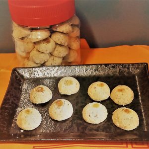 Almond Cookies in Container