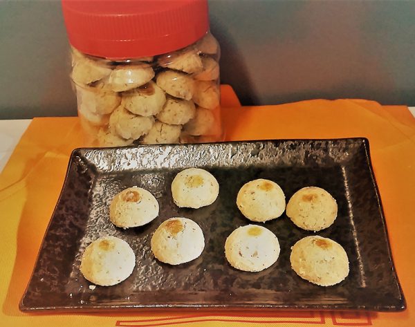 Almond Cookies in Container