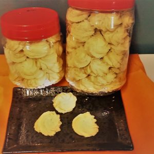 Butter Cookies in Container