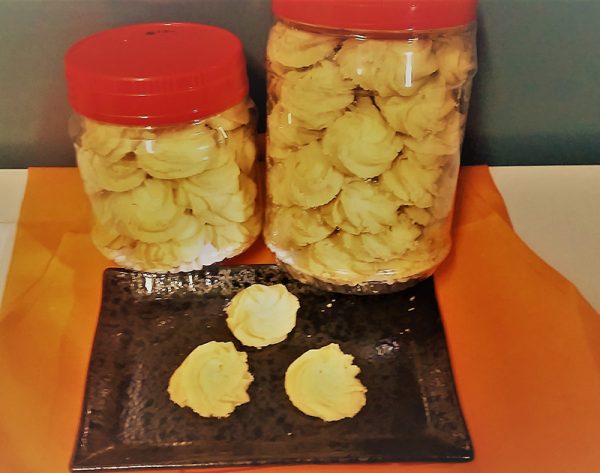 Butter Cookies in Container