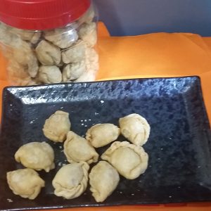 Cashewnut Cookies in Container